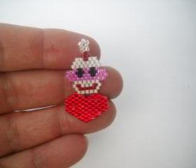 Sock Monkey With Valentine Day Heart Made to Order