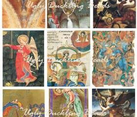 Digital Collage Sheet - Clip Art Elements- Digital Scrapbooking -'Angels 2'