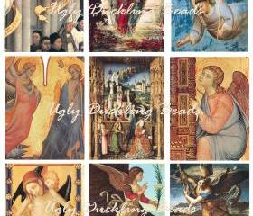 Digital Collage Sheet - Clip Art Elements- Digital Scrapbooking -'Angels1'