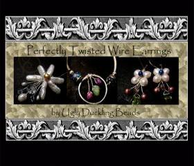 Perfectly Twisted Wire Earrings Tutorial- SRA