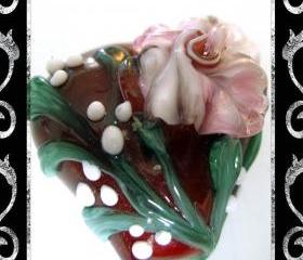 Heart and Soul Lampwork Focal- SRA