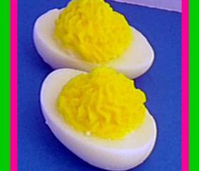 Soap - Deviled Eggs - NEW- Set of 2