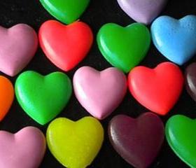 50 Heart Soaps Large Quantity Discount...Weddings, Party Favors, Bridal Showers