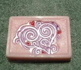 Valentine Soap - Fancy Heart Soap
