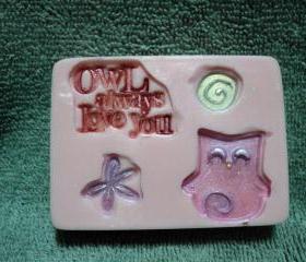 Valentine Soap - Owl Always Love You - Pink Sugar Scent