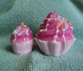 Cupcake Soap Set - Berries N' Cream Scent