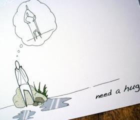 Need a hug card (Anonymity range) *ALL PROCEEDS TO DIABETES UK*