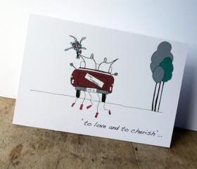 Wedding car card (Anonymity range)