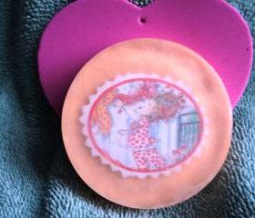 Valentine Soap - Fancy Girl Valentine Soap - Mango Scent