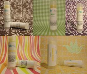PICK ANY THREE natural lip balms, full size tubes