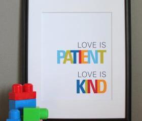 Love is Patient, Love is Kind, 8x10