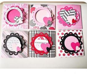 Mini Valentine card series #1