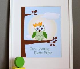 Good Morning Sweet Prince art print, 8x10