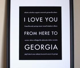 Georgia Art Print, 8x10