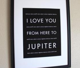 Jupiter Art Print, 8x10 