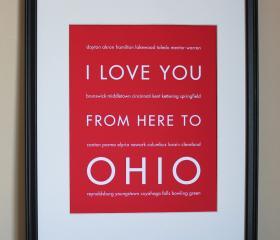 Ohio Art Print, 8x10