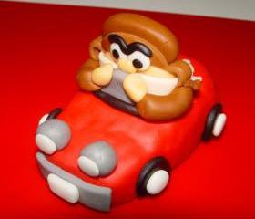 Fondant Racer Cake Topper