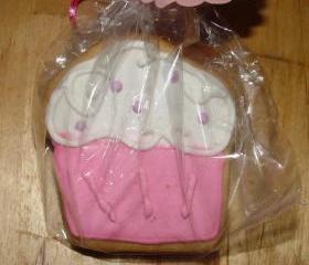 One Dozen Decorated Cupcake Cookies