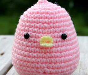 Amigurumi fat birdie
