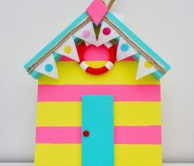 Ice-cream blue Beach hut