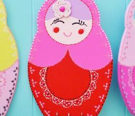 Red russian doll