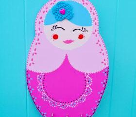 Light pink russian doll