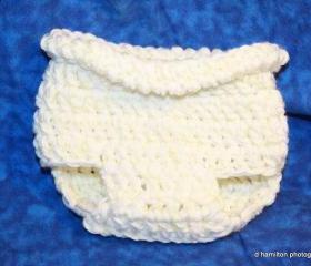 Crochet diaper covers - great photo prop
