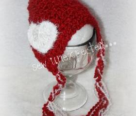 Valentine Pixie bonnet