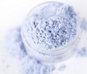 Dew - Pale Blue Mineral Eyeshadow - Handcrafted Makeup