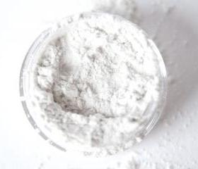 Ice - Pure White High Shimmer Vegan Mineral Eyeshadow - Handcrafted Makeup