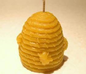 Beeswax Skep Candle
