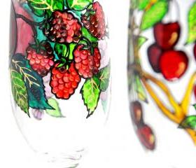 Hand Painted Glass, Summer, Seasonal Collection
