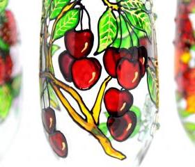 Hand Painted Glass, Spring, Seasonal Collection