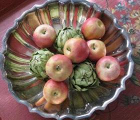 Vintage Scalloped Silver Plated Bowl