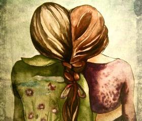 the sisters art print