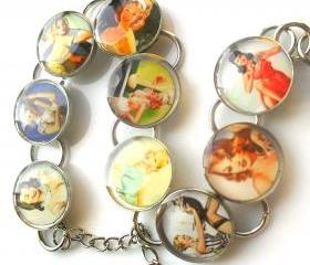 Pin Up Girl Bracelet