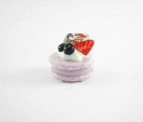 Miniature Charm Purple Macaroon