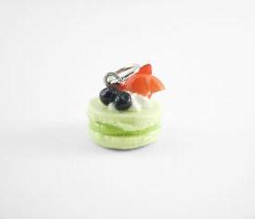 Miniature Charm Green Macaroon