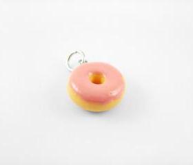 Miniature Charm Strawberry Donut