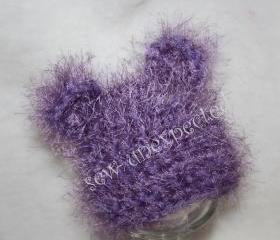 Fuzzy bear hat