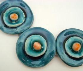 Blue necklace - azulado