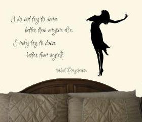 Dancing vinyl decal - UK Seller 