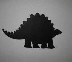 Dinosaur Chalkboard Vinyl Decal 