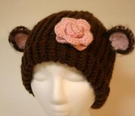 Adult size whimsical Monkey hat