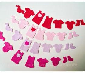 Little children clothes felt pieces (9) 