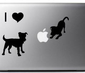 I LOVE DOGS - Vinyl Laptop decal