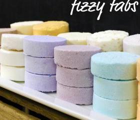 12 Fizzy Tabs - Moisturizing Mini Bath Bombs