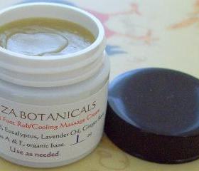 Chest and Foot Rub/Cooling Massage Cream 1 Oz