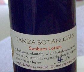 Herbal Sunburn/Windburn Lotion 4 Oz