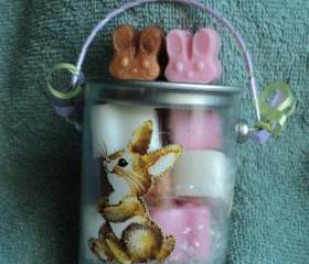 Bunny Soap Pail - Vanilla Scent